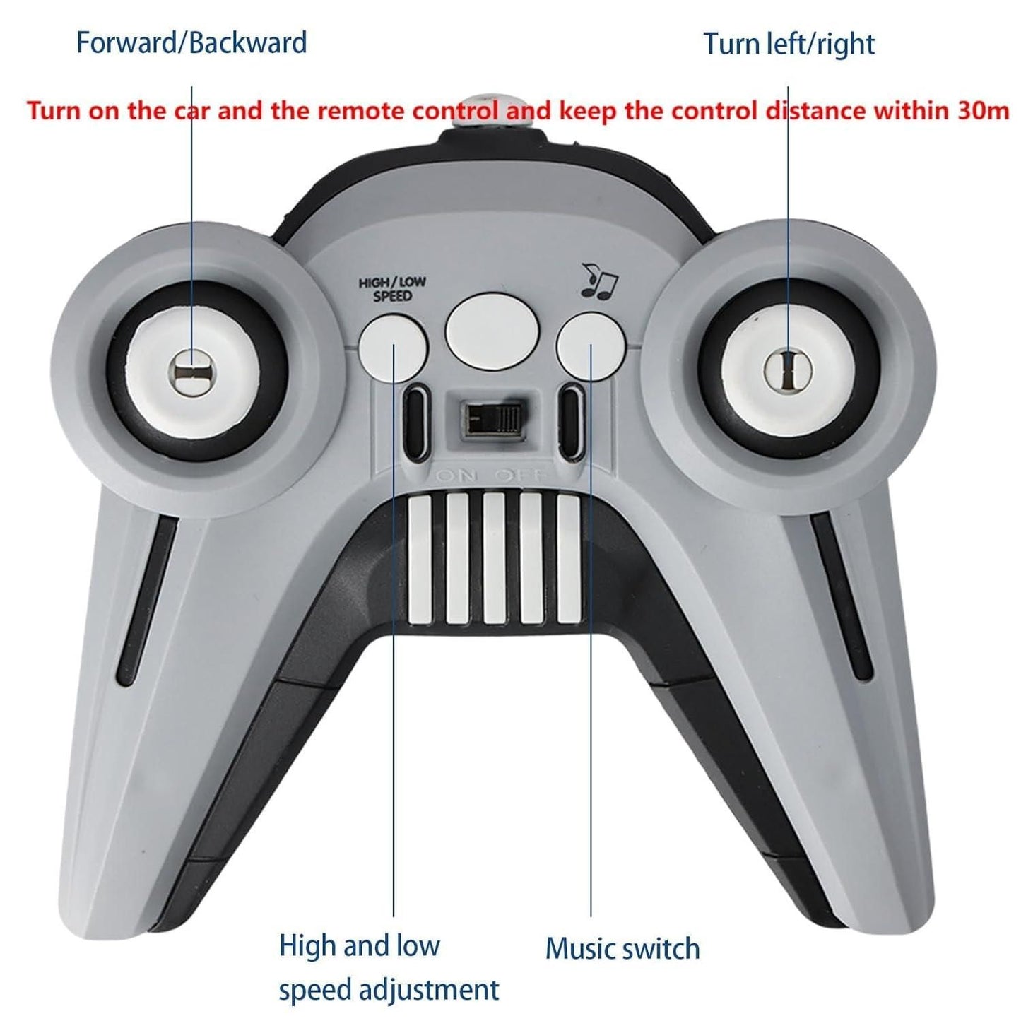 Set of 2 RC Bumper Cars with Ejecting Robots